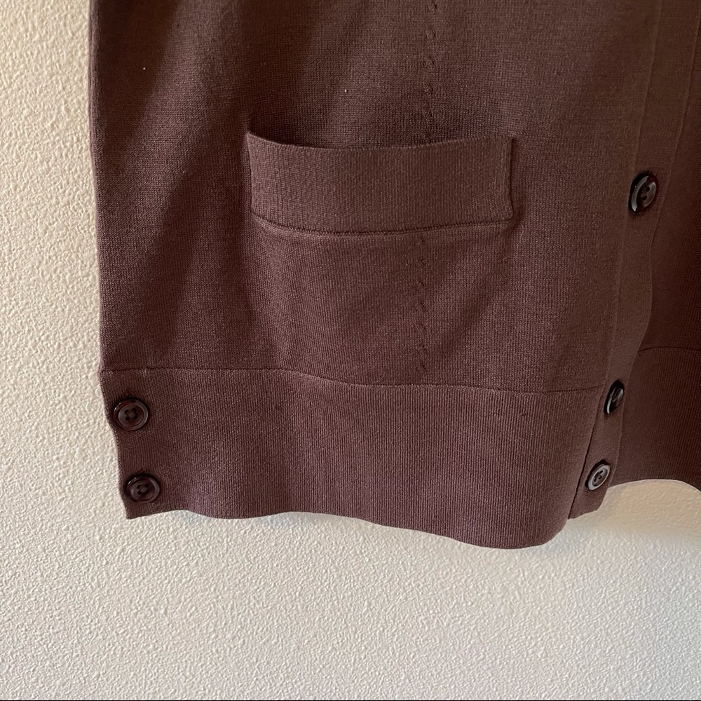 Pendleton Silk Blend Short Sleeve Button Cardigan… - image 4